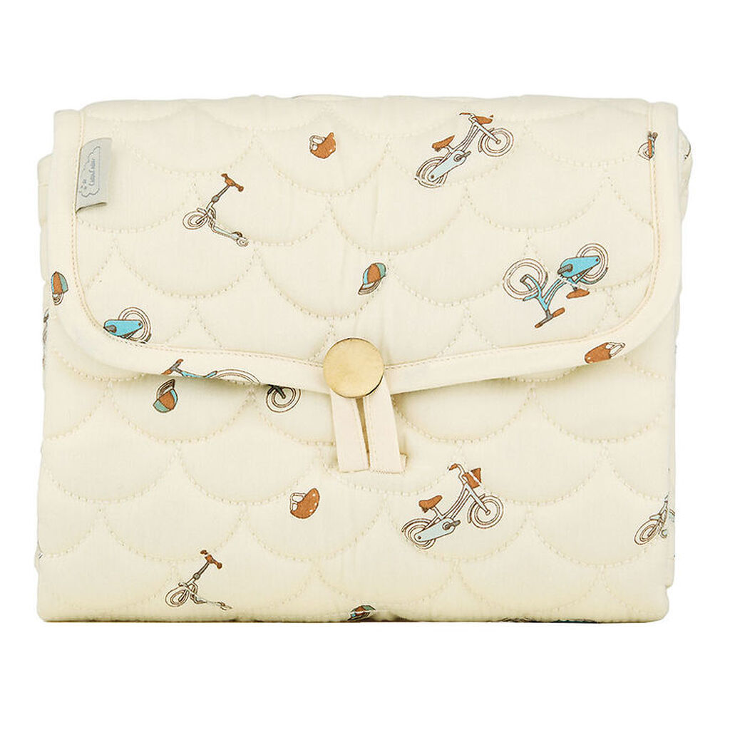Cam Cam Pusleunderlag - Quilted - 70x44 cm - Bicycles
