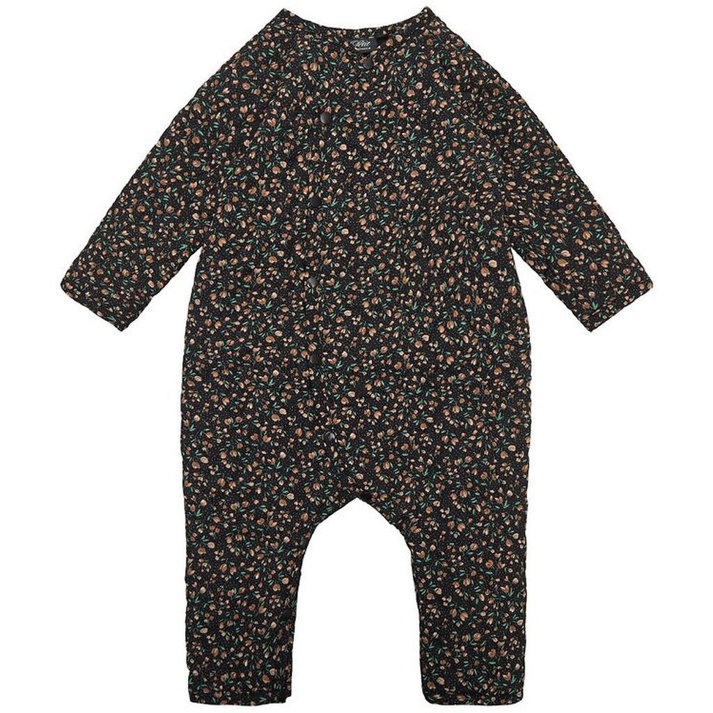 Petit by Sofie Schnoor Heldragt - Fiola - Sort m. Blomster