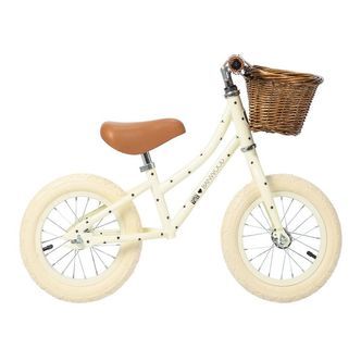 Banwood Løbecykel - First Go! - Creme m. Stjerner