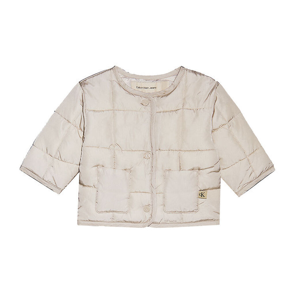 Calvin Klein Dynejakke - Chateau Gray