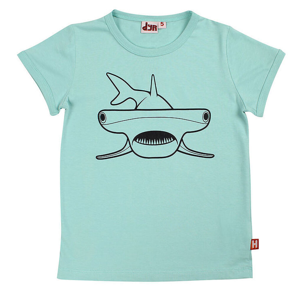 DYR T-shirt - DyrHide - Aqua Outline Hammerhaj