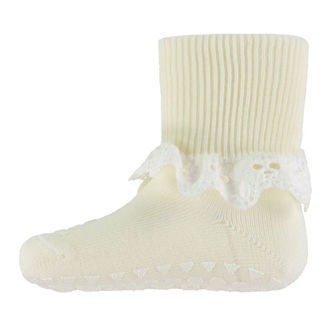 GoBabyGo Skridsikre Strømper - Uld - Snow White m. Blonde