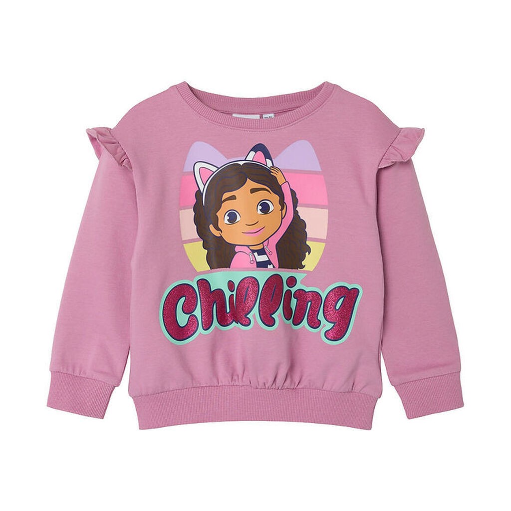 Name It Sweatshirt - NmfSanne - Maueve Orchid