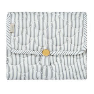 Cam Cam Pusleunderlag - Quilted - 70x44 cm - Classic Stripes Blu