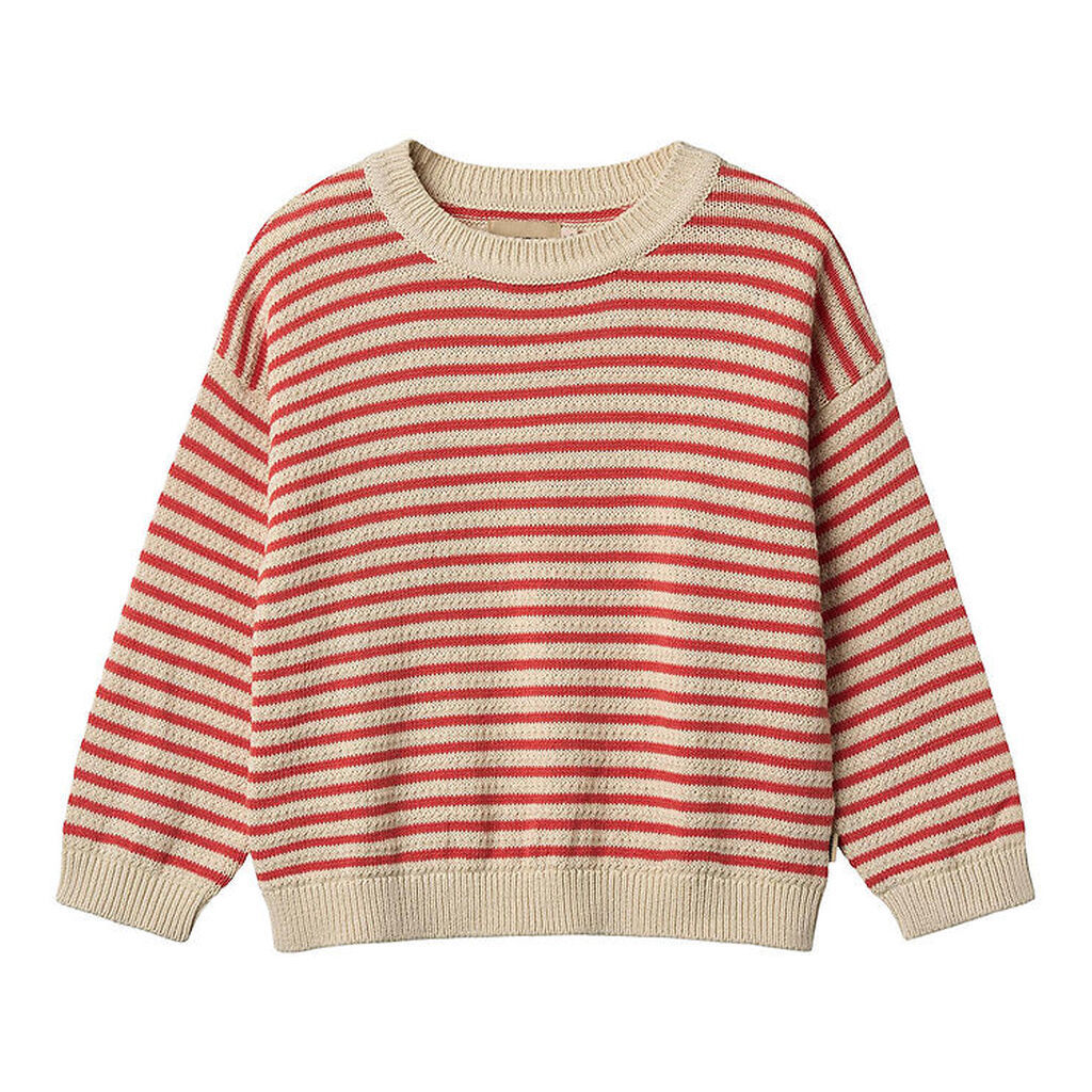 Wheat Bluse - Strik - Leise - Red Stripe