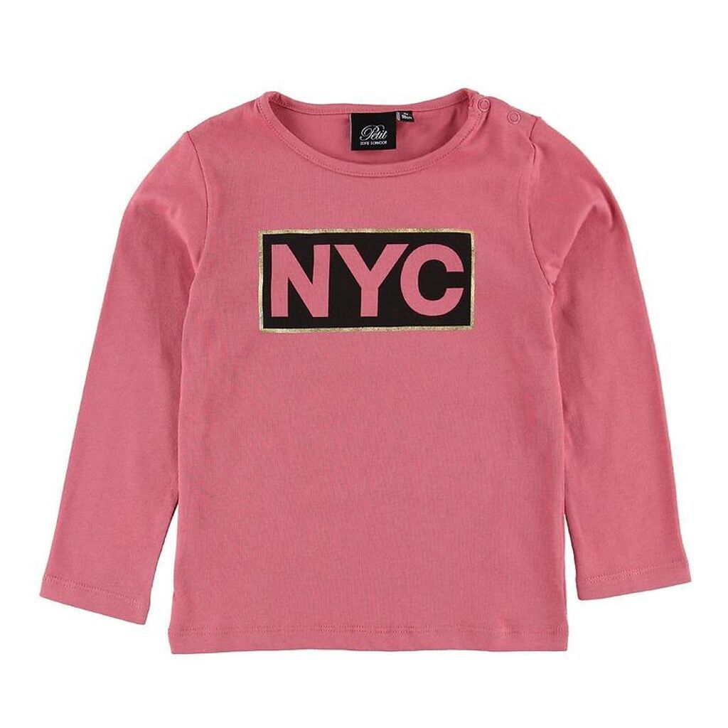 Petit by Sofie Schnoor Bluse - Mørk Pink m. NYC