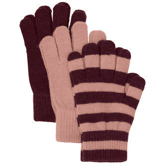 Minymo Handsker - 3-pak - Uld - Catawba Grape