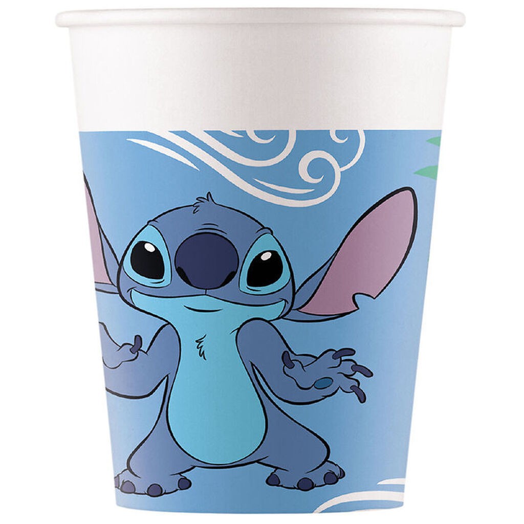 Decorata Party Papkrus - 8-pak - 200 ml - Stitch & Angel