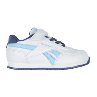 Reebok Sko - Royal Jog 3.0 Elastic & Top Strap - Hvid/Blå