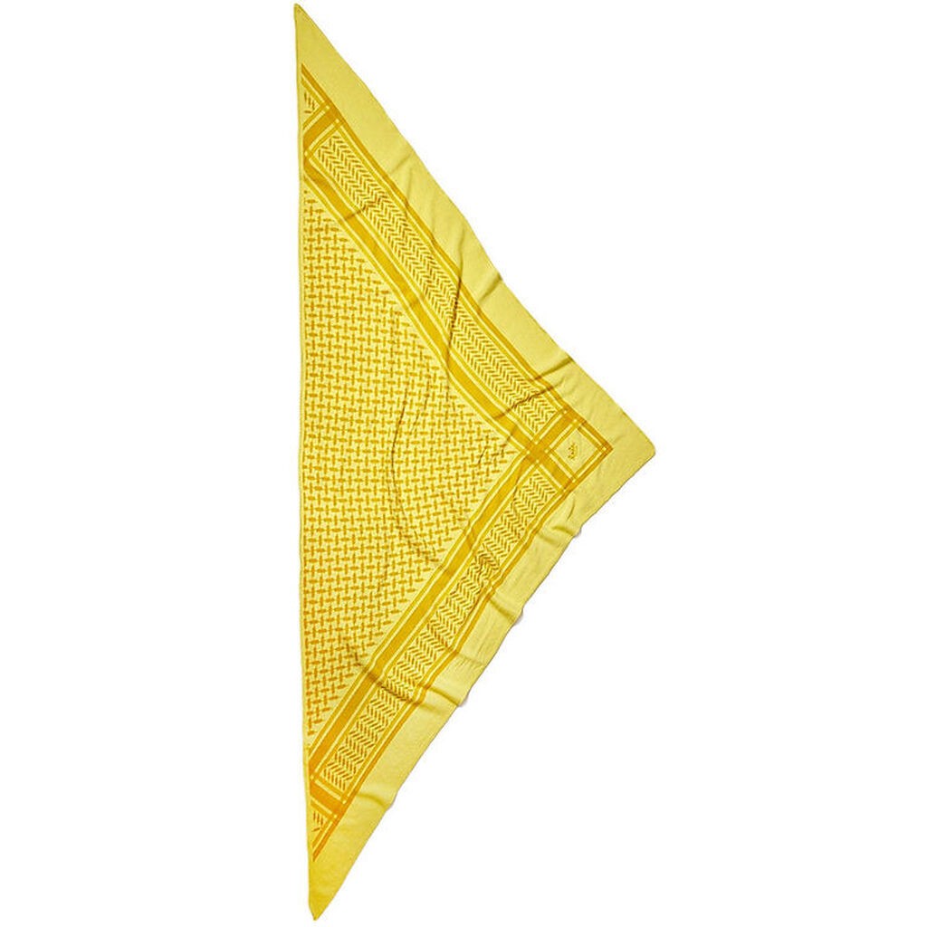 Lala Berlin Tørklæde - Triangle Trinity Classic M - Gul