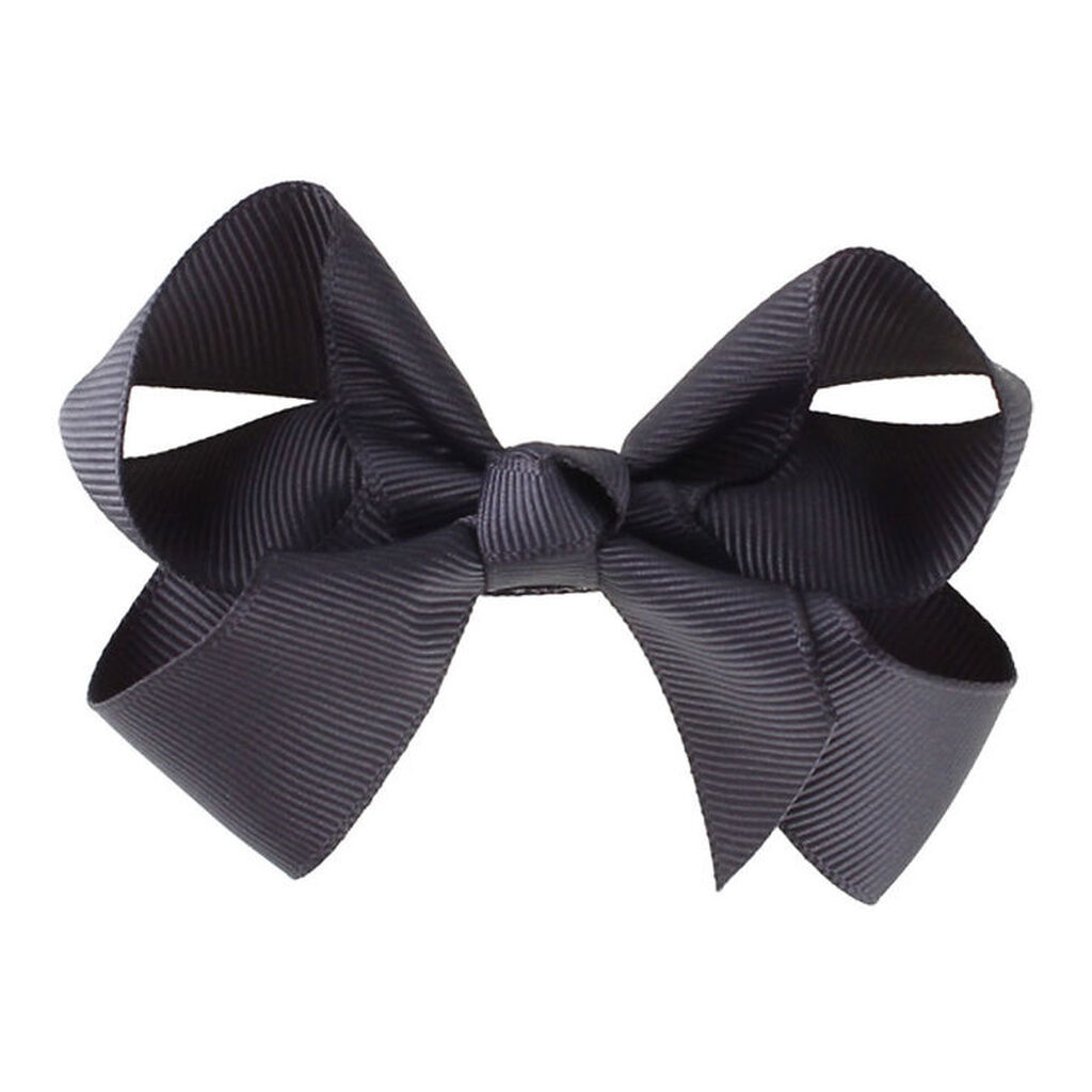 By Stær Hårsløjfe - Klassisk - 8 cm - Antrasit