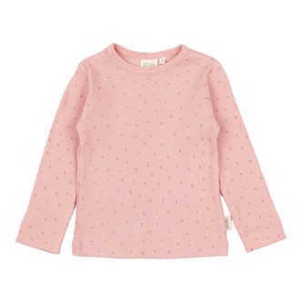 Petit Piao Bluse - Rib - Modal - Bright Rose