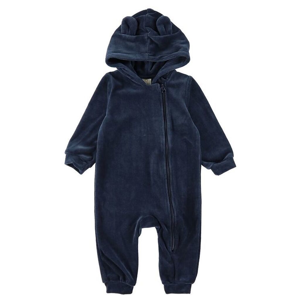 Smallstuff Heldragt - Velour - Blå