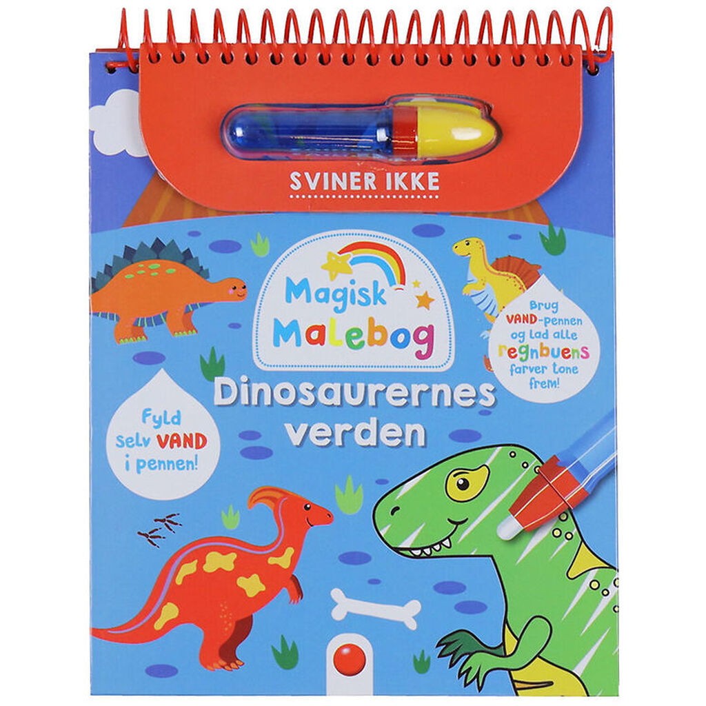 Forlaget Bolden Magisk Malebog - Dinosaurnes Verden