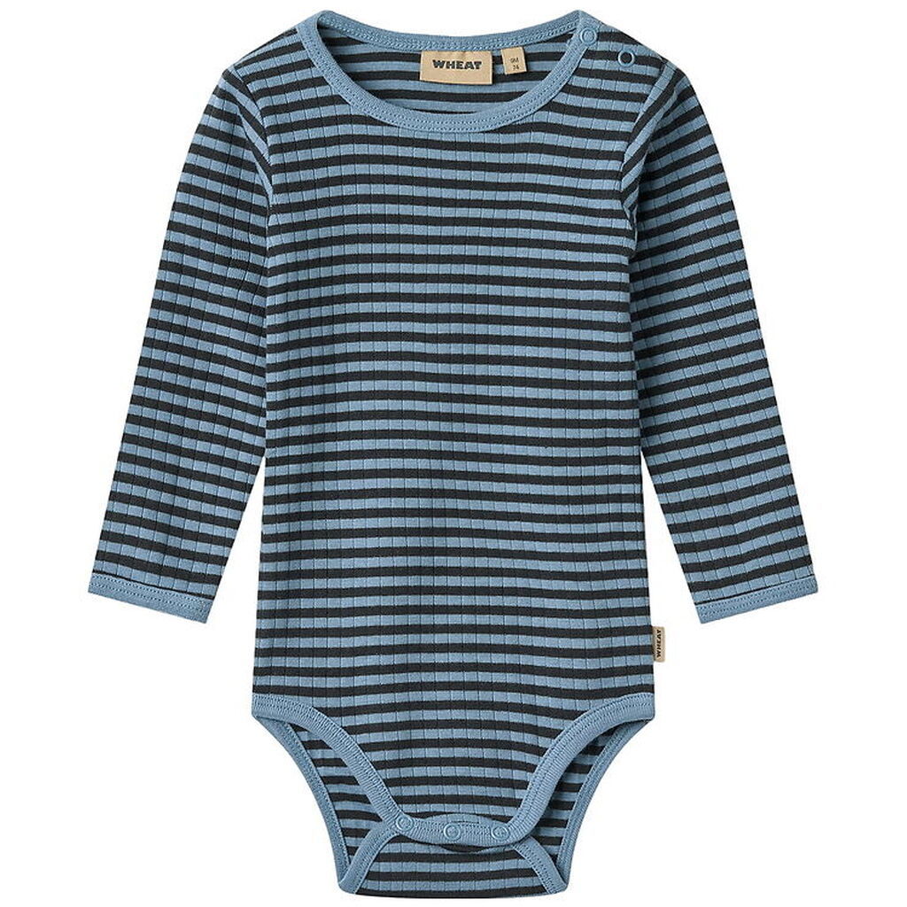 Wheat Body l/æ - Rib - Berti - Bright Blue Stripe