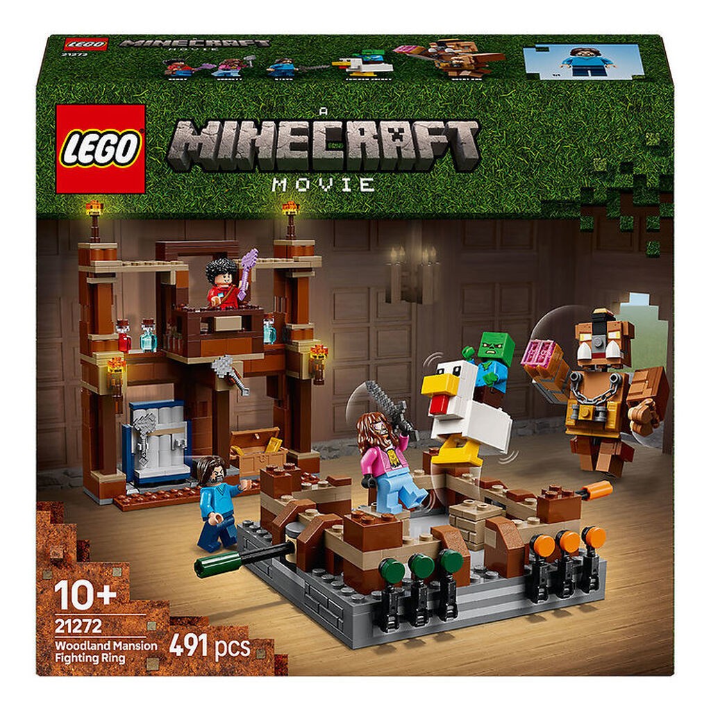 LEGOÂ® Minecraft - Skovpalæets Kampring 21272 - 491 Dele