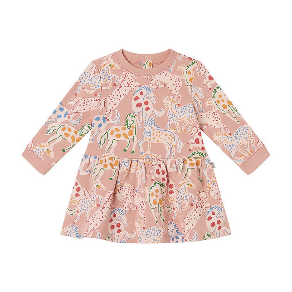 Stella McCartney Kids Sweatkjole - Rosa m. Heste