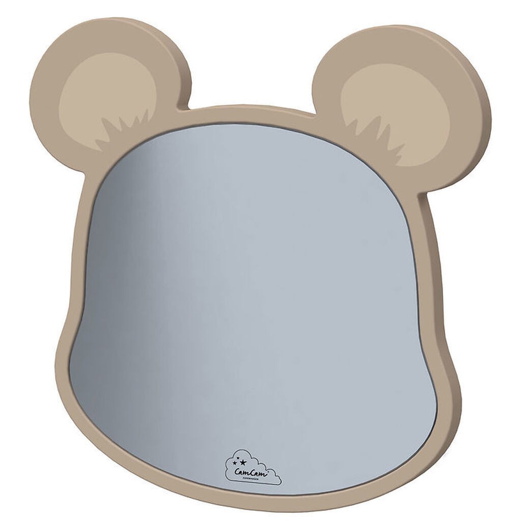 Cam Cam Børnespejl - Bjørn - Latte