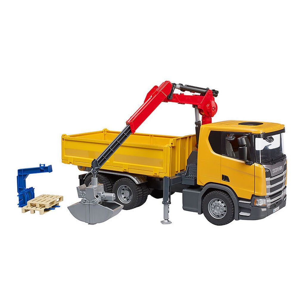 Bruder Lastbil - Scania Super 560R m. Kran - 03551