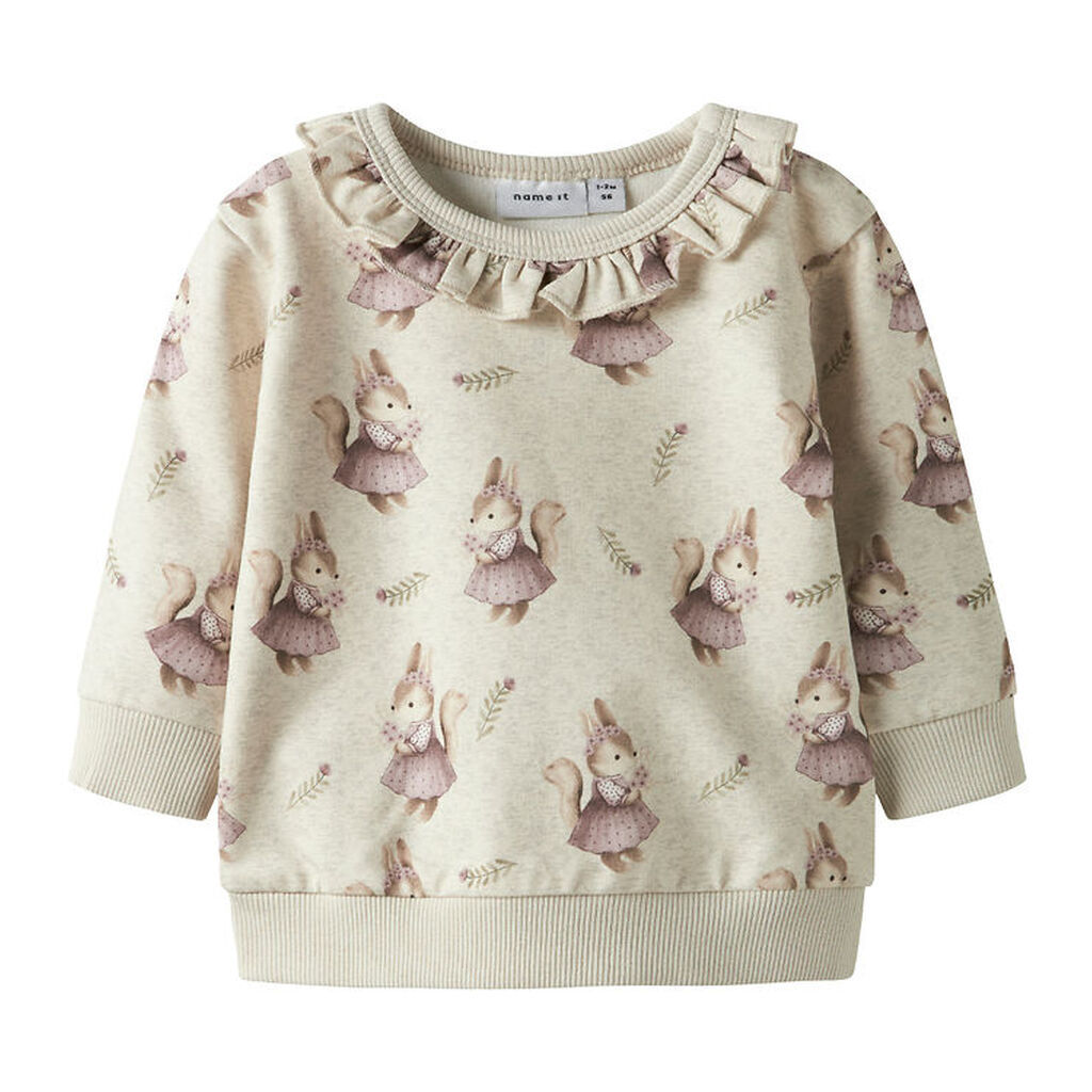 Name it Sweatshirt - NbfShelly - Peyote Melange