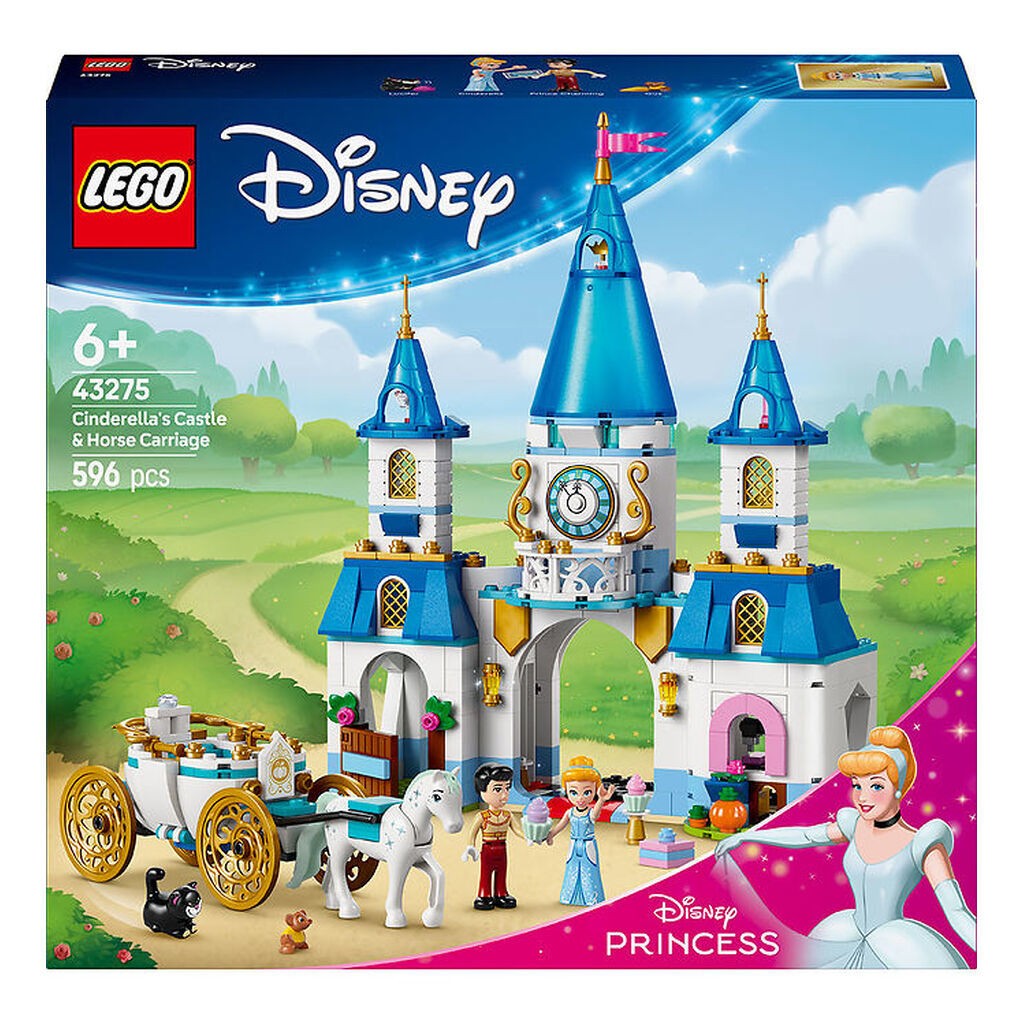 LEGOÂ® Disney Princess - Askepots Slot og Karet 43275 - 596 Dele