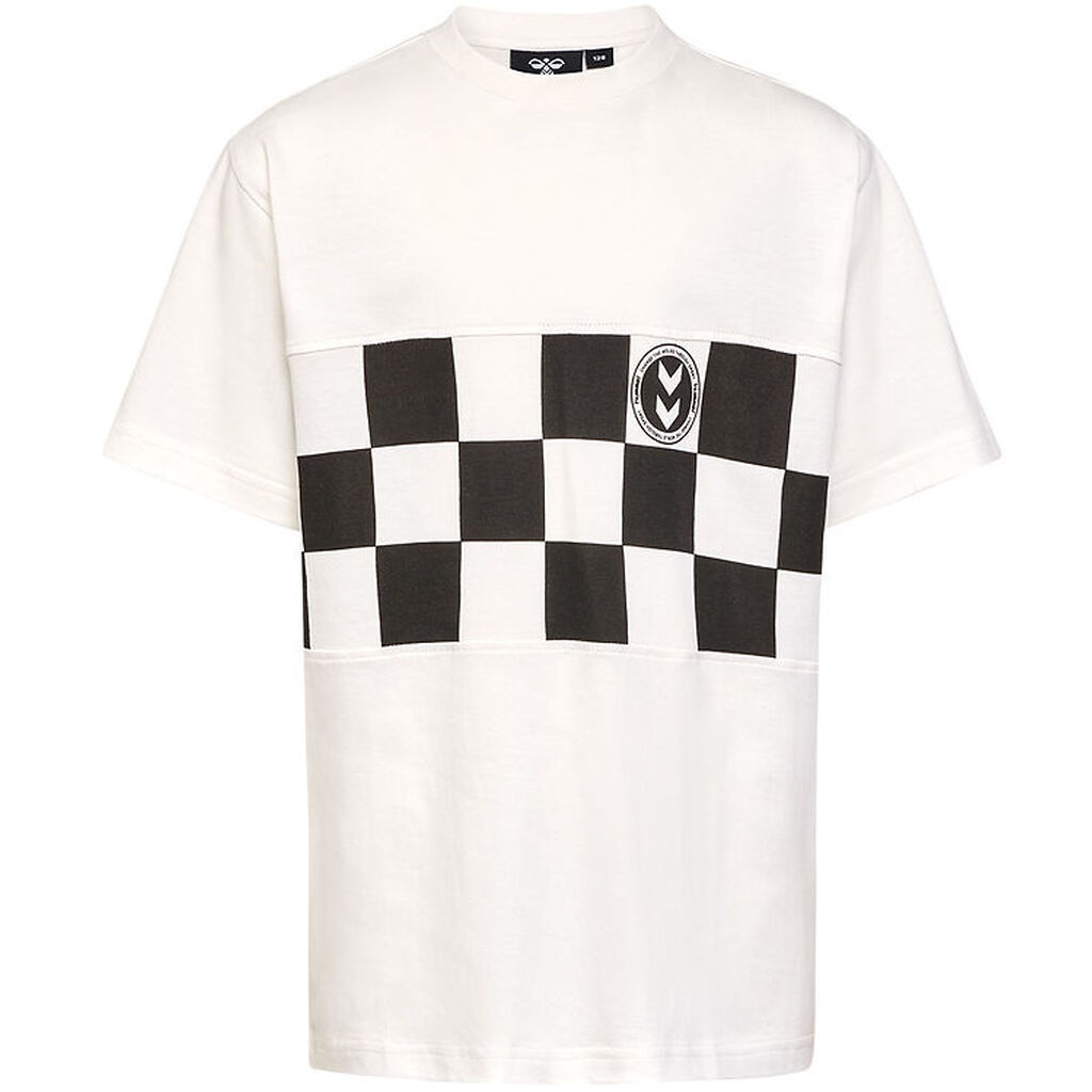 Hummel T-Shirt - hmlRunner - Marshmallow m. Print