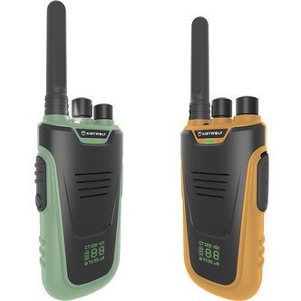 Kidywolf Walkie Talkie - 2 stk. - Kidytalk - Grøn/Orange