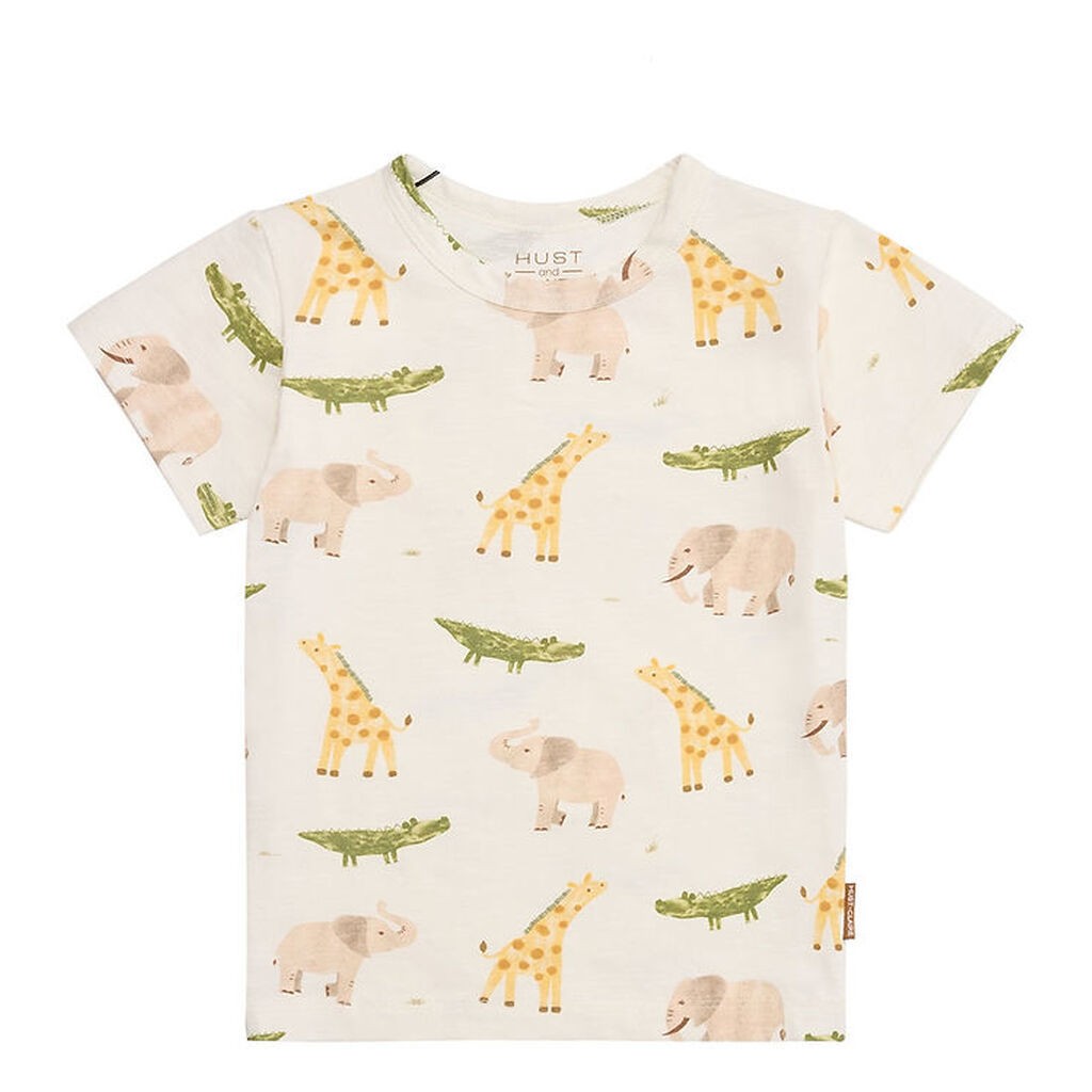 Hust and Claire T-shirt - HCAugust - Ivory m. Print
