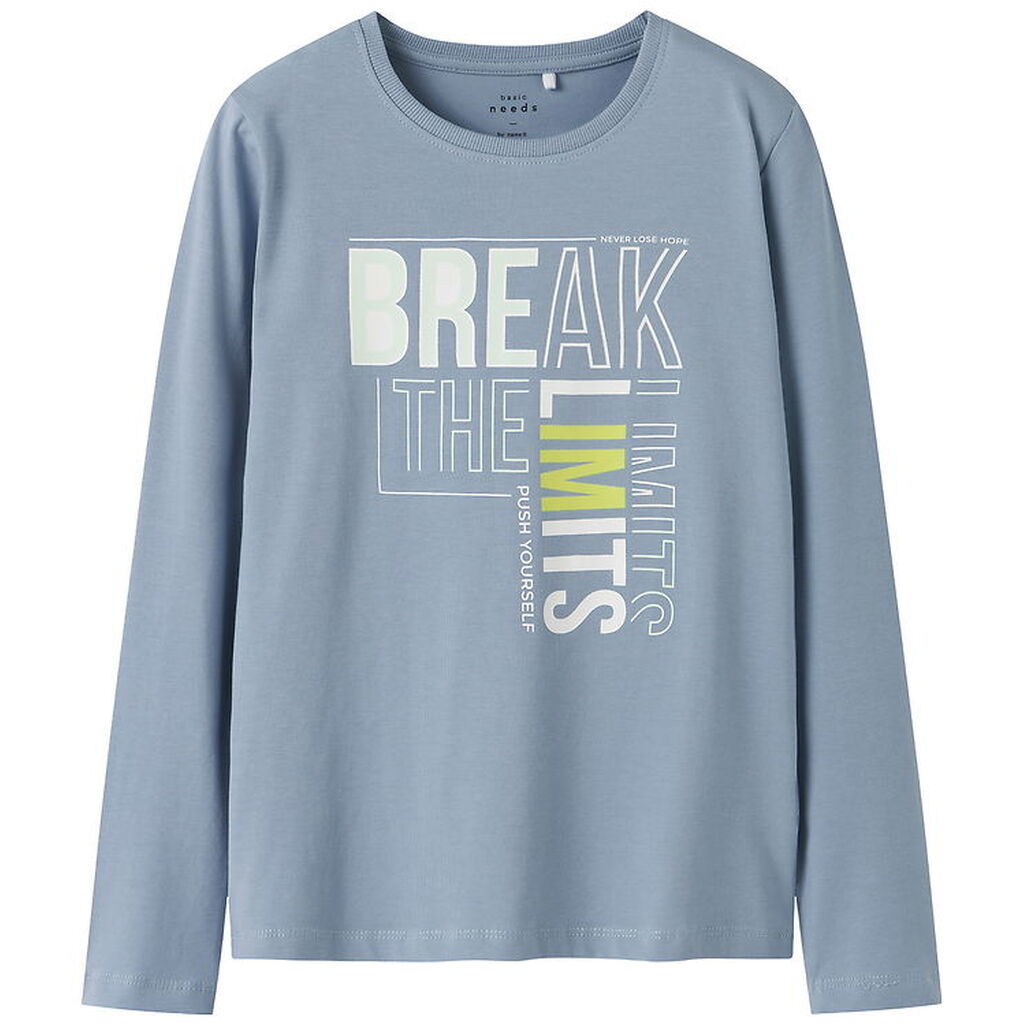 Name It Bluse - NkmVux - Dusty Blue/Break The Limits