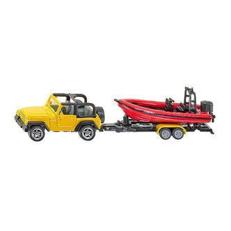 Siku Bil - Jeep m. Båd