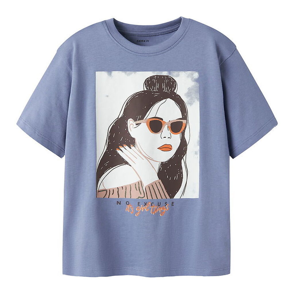 Name It T-shirt - NkfObia - Blue Ice
