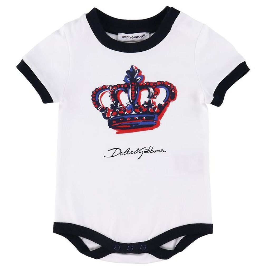 Dolce & Gabbana Body k/æ - Hvid m. Krone