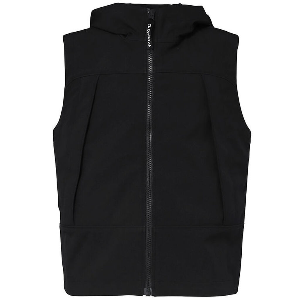 C.P. Company Softshellvest - Sort m. Solbriller