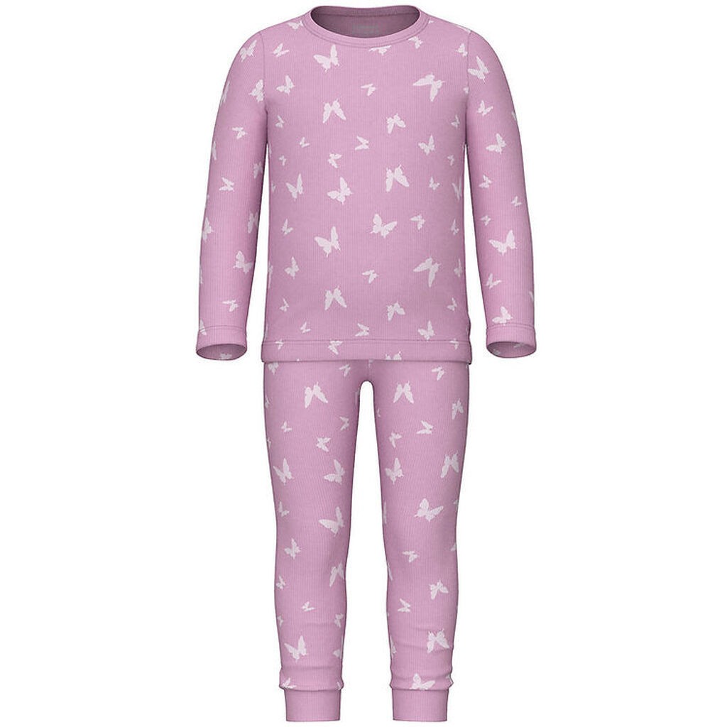 Name It Nattøj - Noos - Rib - NmfNightset - Pink Lavender