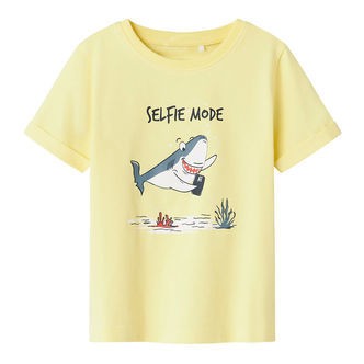 Name It T-shirt - NmmVux - Lemon Meringue/Selfie