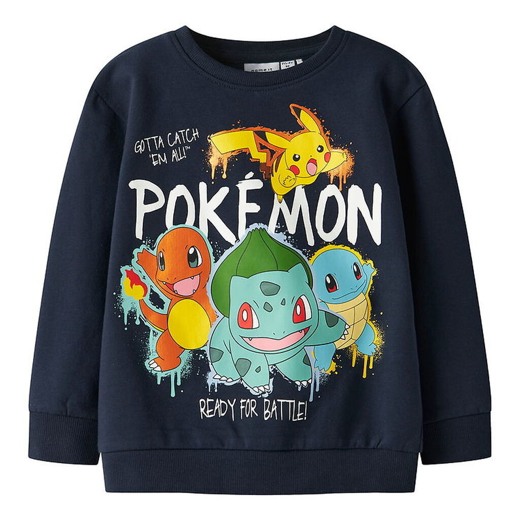 Name It Sweatshirt - Pokémon - NmmNoa - Navy Blazer