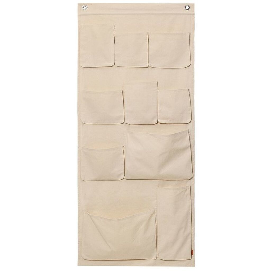 Ferm Living Væglommer - Canvas XL - 70x160 cm - Off-White