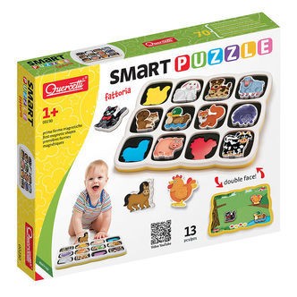 Quercetti Magnetisk Puslespil - 13 Dele - 0230