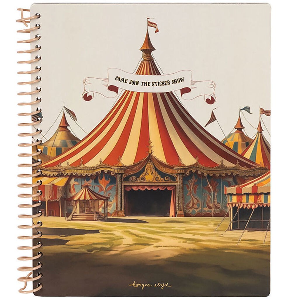Konges Sløjd Klistermærkebog - Circus