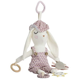 Smallstuff Aktivitetsbamse - Kanin - 30 cm - Rose Rabbit