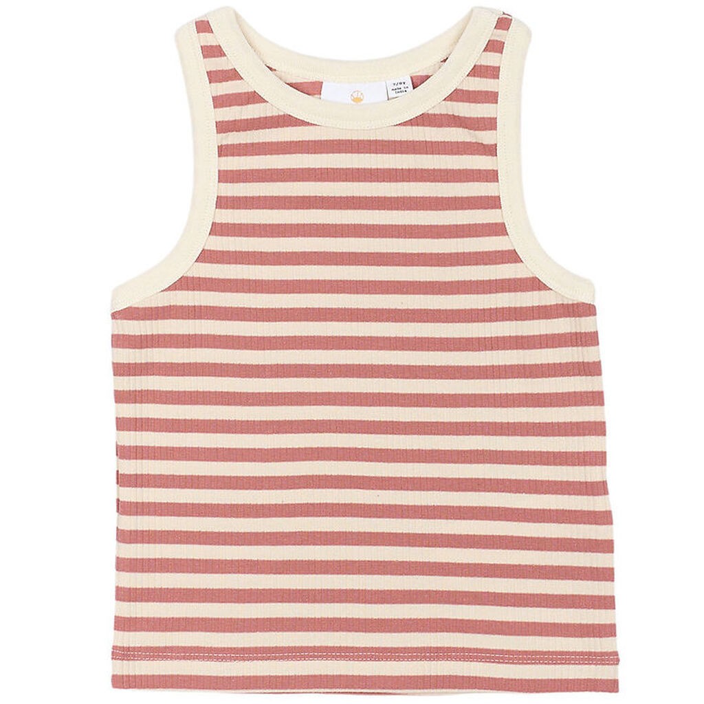 The New Tanktop - TnMoore - Rib - Old Rose Striped