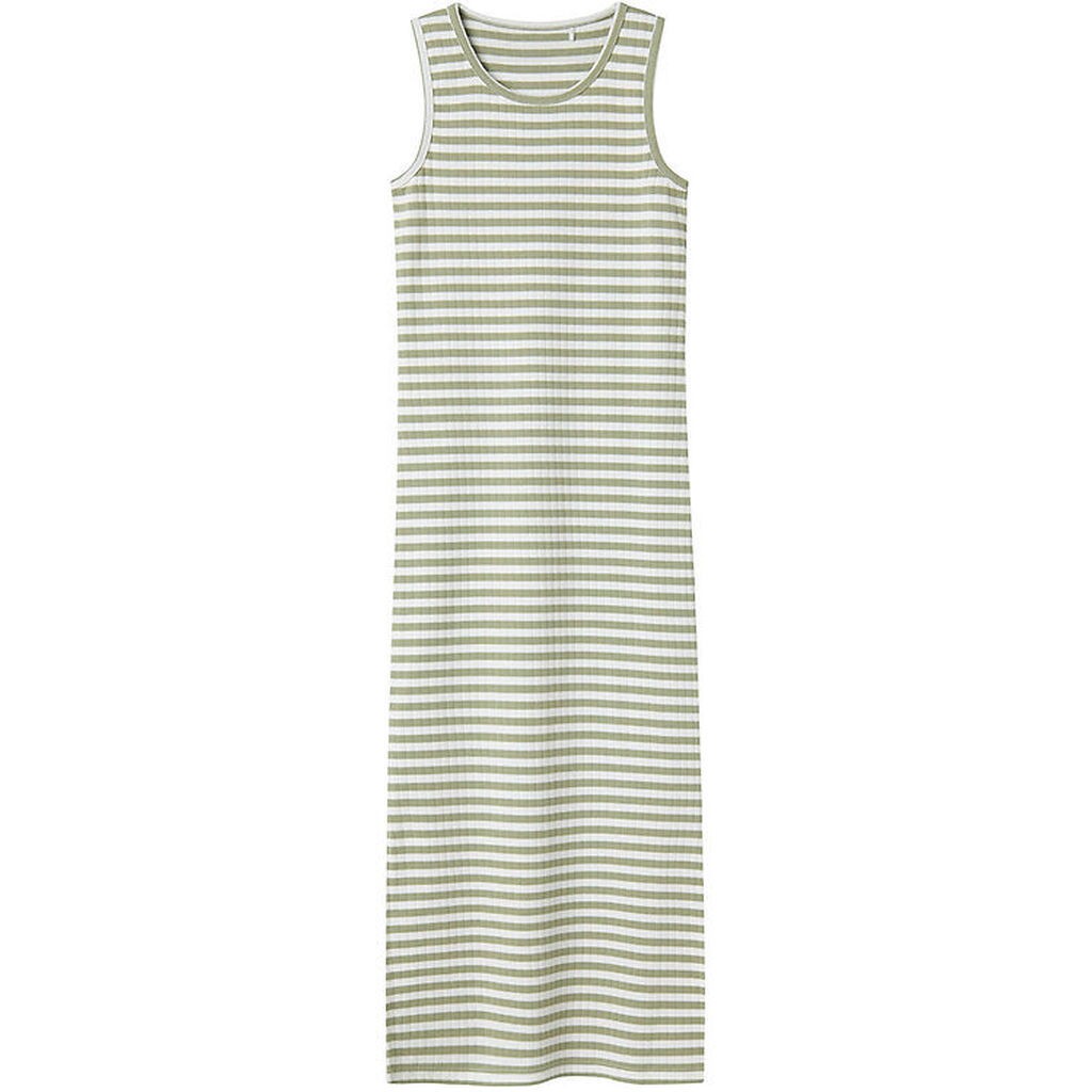 Name It Kjole - Rib - Noos - NkfSuraja - Tea/W. BRIGHT WHITE