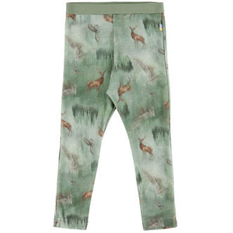 Joha Leggings - Uld - Grøn m. Skov