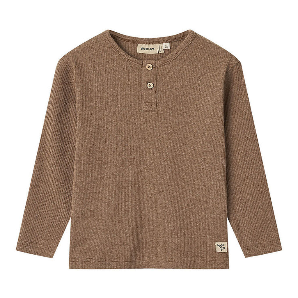 Wheat Bluse - Rib - Morris - Coffee Melange