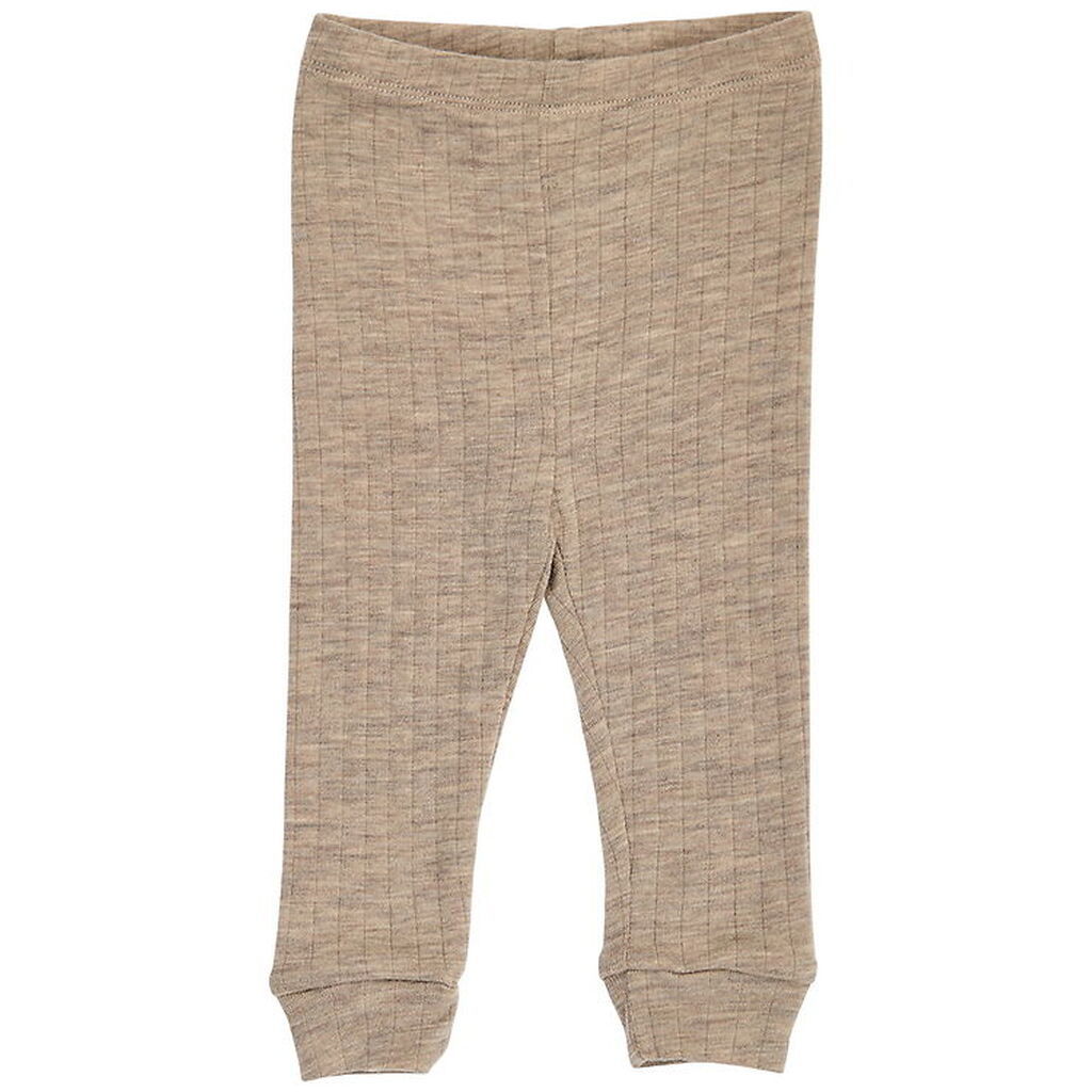 Müsli Bukser - Rib - Uld - Balsam Melange