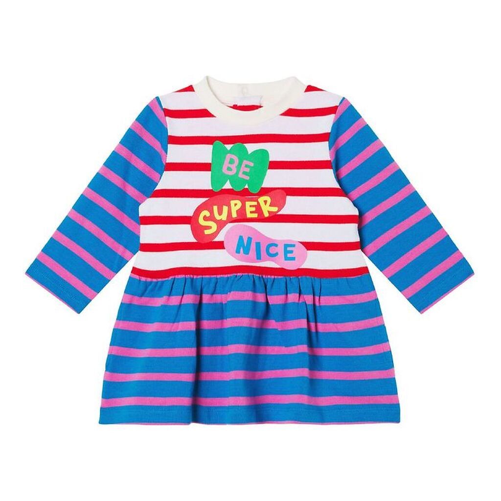 Stella McCartney Kids Kjole - Blå m. Striber
