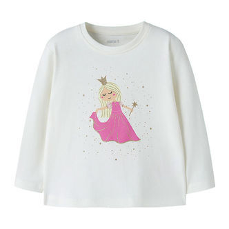 Name It Bluse - NmfVeen - Cloud Dancer/Princess