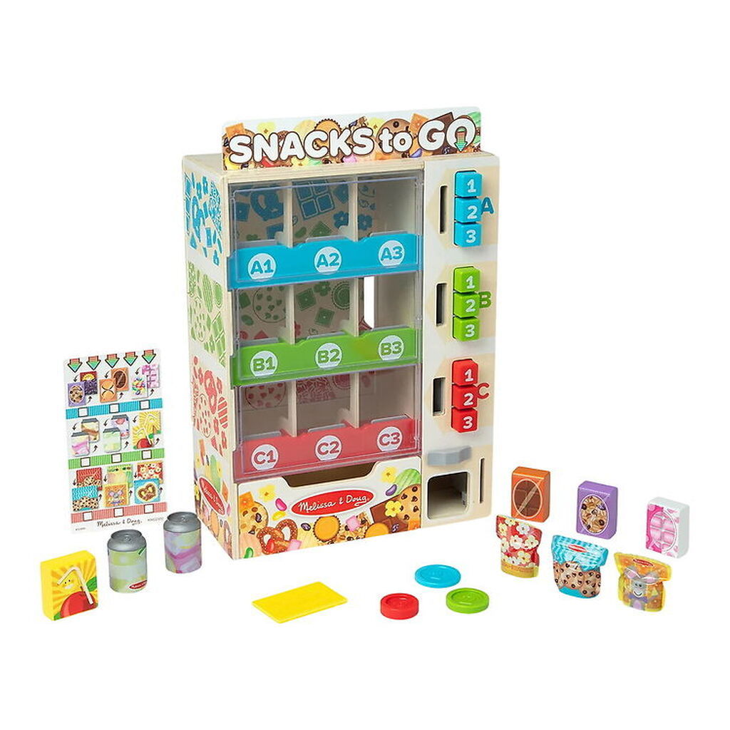 Melissa & Doug Snack Automat - 19 dele