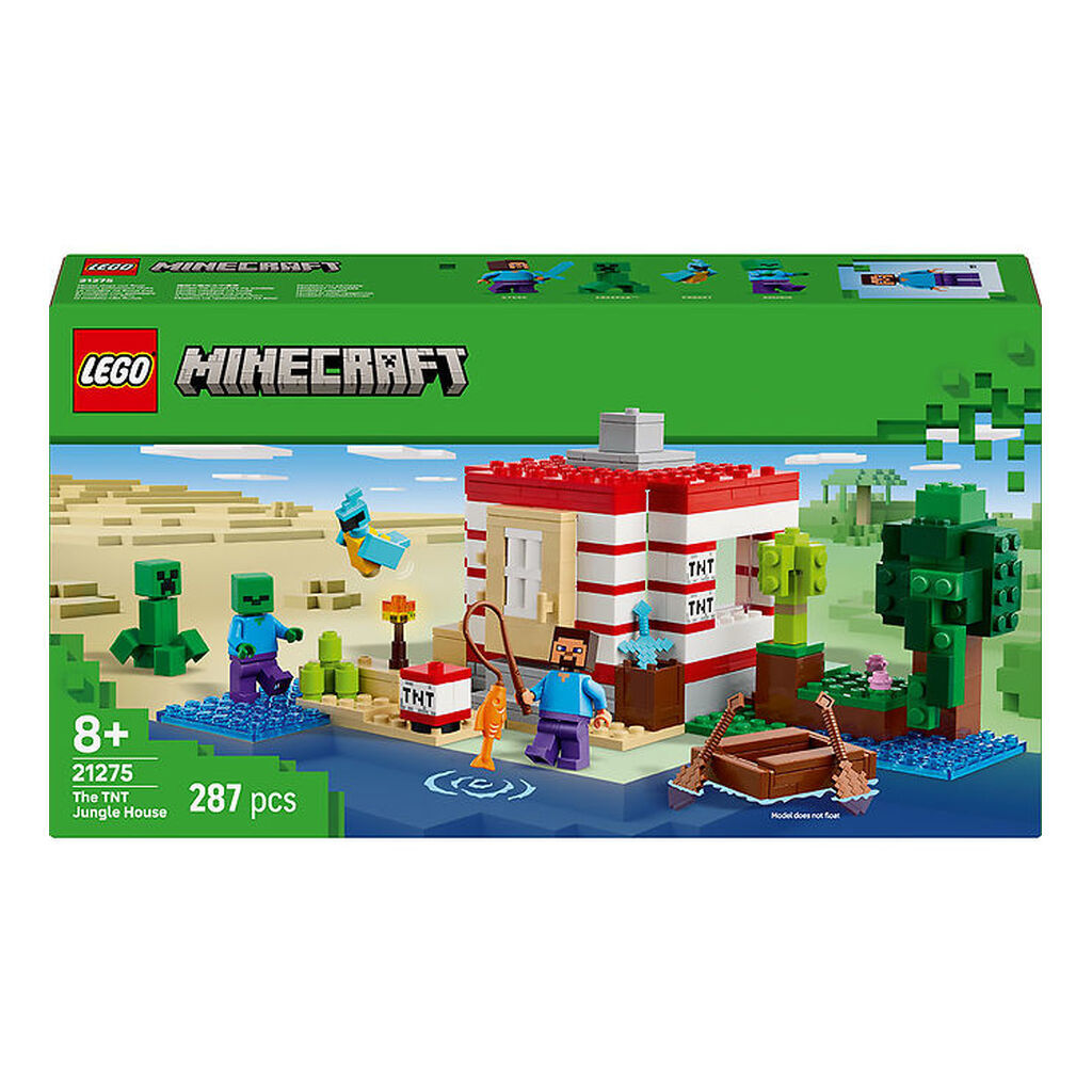 LEGOÂ® Minecraft - TNT-junglehuset 21275 - 287 Dele