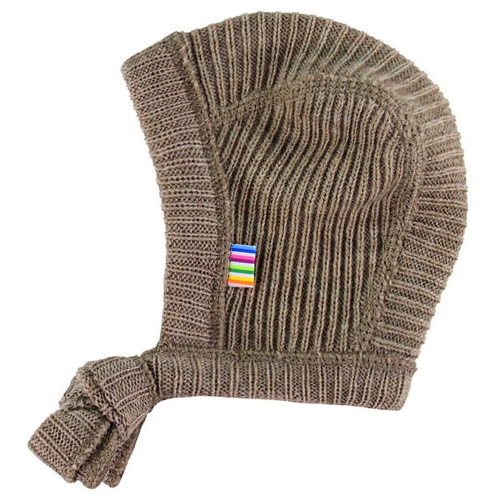 Joha Babyhjelm - Uld - Strik - Beige Meleret